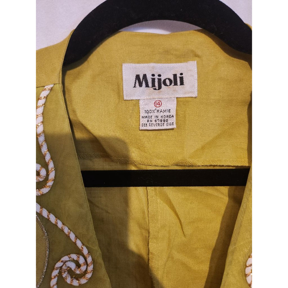 Vintage Mijoli Sheer Mesh Blazer Jacket - Picture 3 of 7